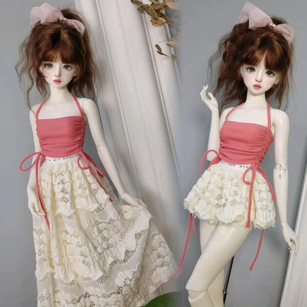 Abbigliamento per Bambole BJD 1/3 e 1/4 - Set Moda Articolato Elegante QGYDYH