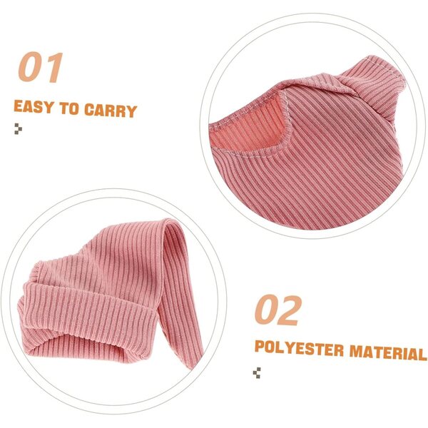 Set Abbigliamento Rosa per Bambola 18 cm con Scarpe e Cappello in Poliestere