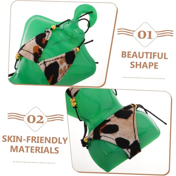Bikini-Set für PartyKindom-Miniaturpuppen mit Schaufensterpuppe und Strandaccessoires