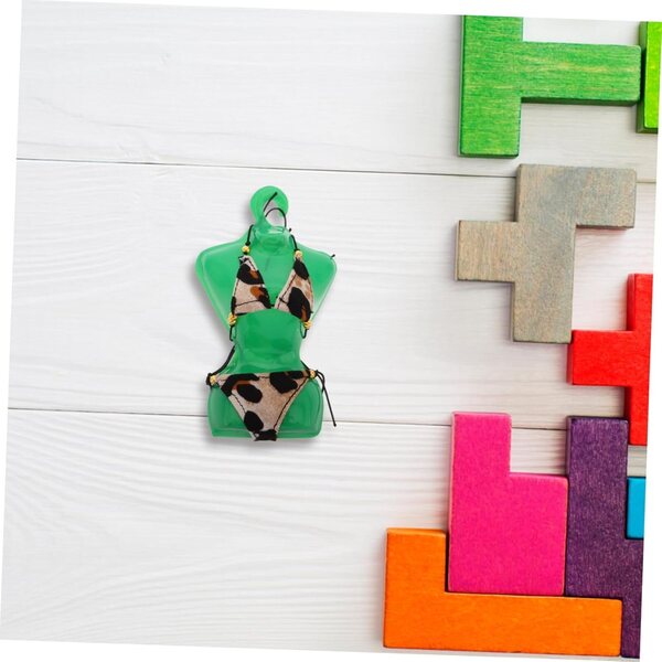 Bikini-Set für PartyKindom-Miniaturpuppen mit Schaufensterpuppe und Strandaccessoires