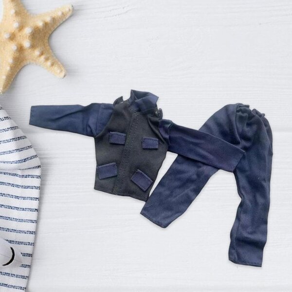 Abbigliamento per Bambola Uomo 1:6 - Costume Uniforme Miniatura per Figurine 30,5 cm