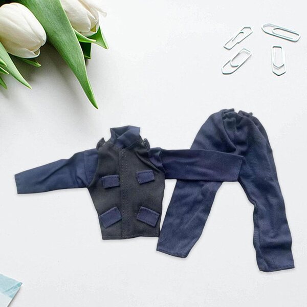 Abbigliamento per Bambola Uomo 1:6 - Costume Uniforme Miniatura per Figurine 30,5 cm