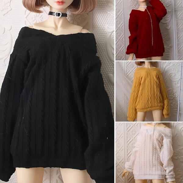 Abbigliamento fatto a mano per bambole BJD 1/3, 1/4, 1/6 - Look elegante e versatile