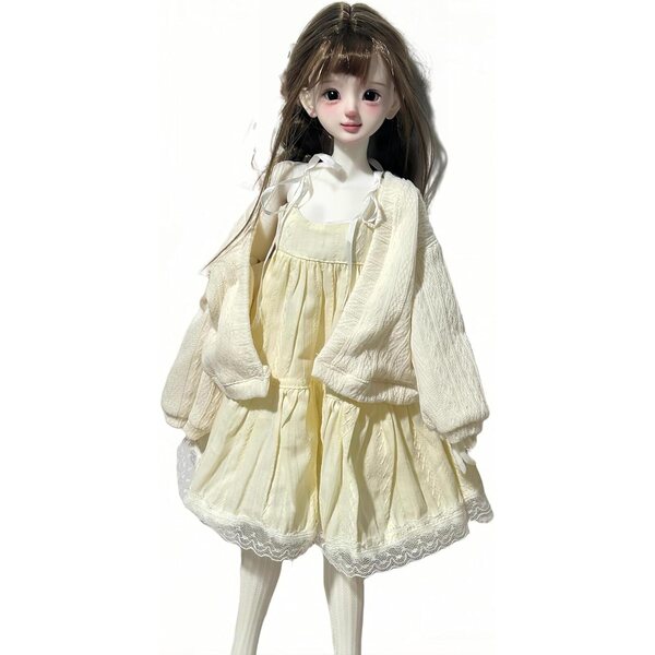 Kleidungsset für 1/4 Gelenk-BJD-Puppen 40,6–45,7 cm, handgefertigt