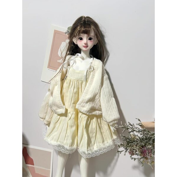 Kleidungsset für 1/4 Gelenk-BJD-Puppen 40,6–45,7 cm, handgefertigt
