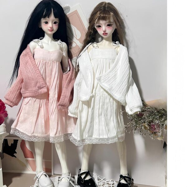 Kleidungsset für 1/4 Gelenk-BJD-Puppen 40,6–45,7 cm, handgefertigt