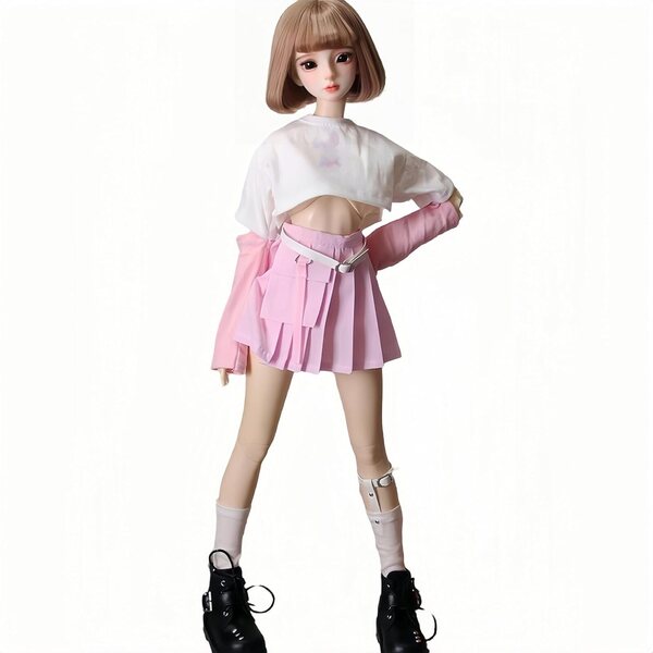 Vestiti fatti a mano per bambola BJD SD 45,7-61 cm, look trendy e accessori eleganti