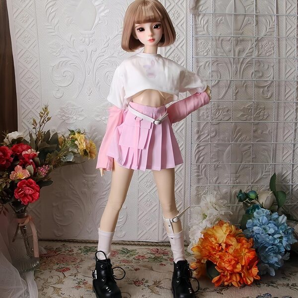 Vestiti fatti a mano per bambola BJD SD 45,7-61 cm, look trendy e accessori eleganti
