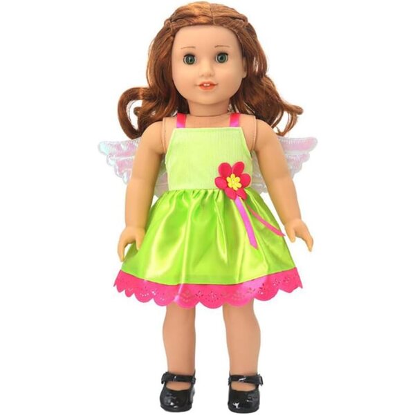 Vestito con Ali per Bambola 18 Pollici American Girl - Costume Elfo Angelo NIXNUT
