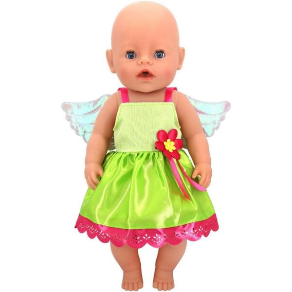 Vestito con Ali per Bambola 18 Pollici American Girl - Costume Elfo Angelo NIXNUT