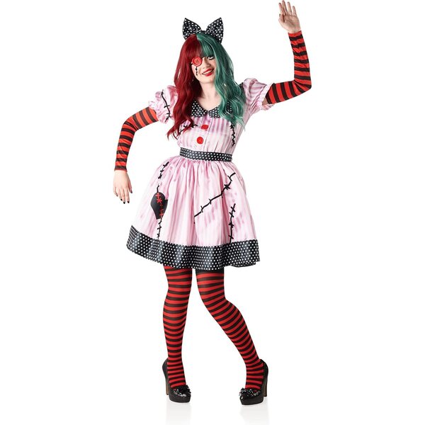Kimokawaii Costume Bambole Chiffon Adulto in Poliestere Elegante e Confortevole