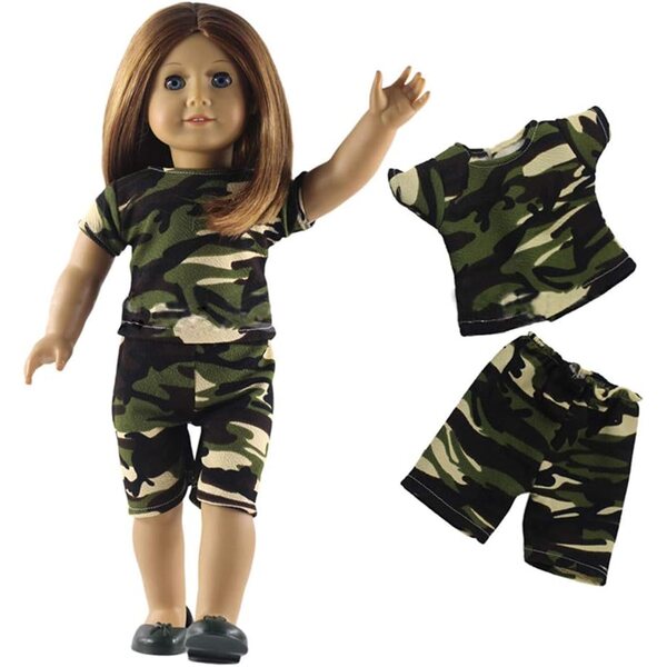 Abbigliamento per bambole 18 pollici - 5 completi moda casual Lance Home