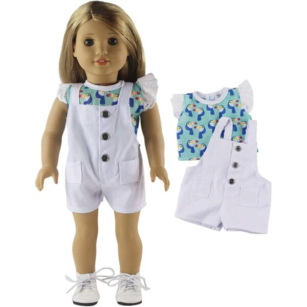 Abbigliamento per bambole 18 pollici - 5 completi moda casual Lance Home