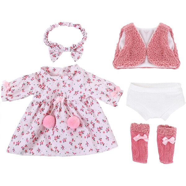 Kleidungsset für 18-Zoll-Puppe mit Socken und Weste – kreative und bequeme Accessoires