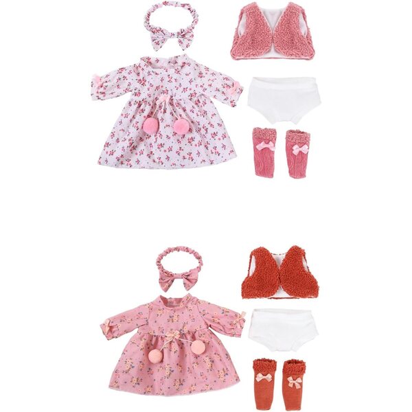 Kleidungsset für 18-Zoll-Puppe mit Socken und Weste – kreative und bequeme Accessoires