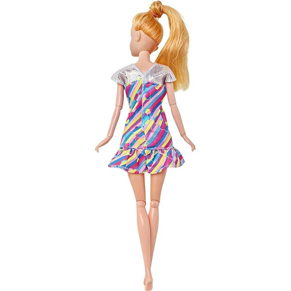 Prinzessinnen-Gewand für 30-cm-Puppen, 6 Stile, sicherer und waschbarer Stoff