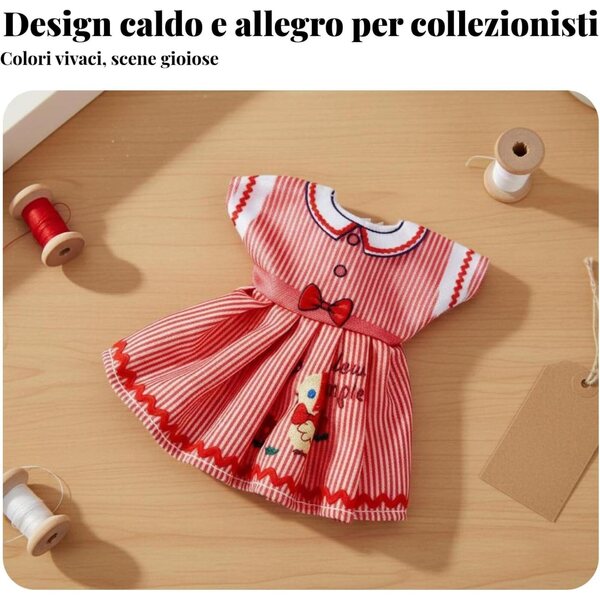 Abbigliamento per Bambole 16 cm MotiveTech – Look Casual e Creativo per BJD e OB11