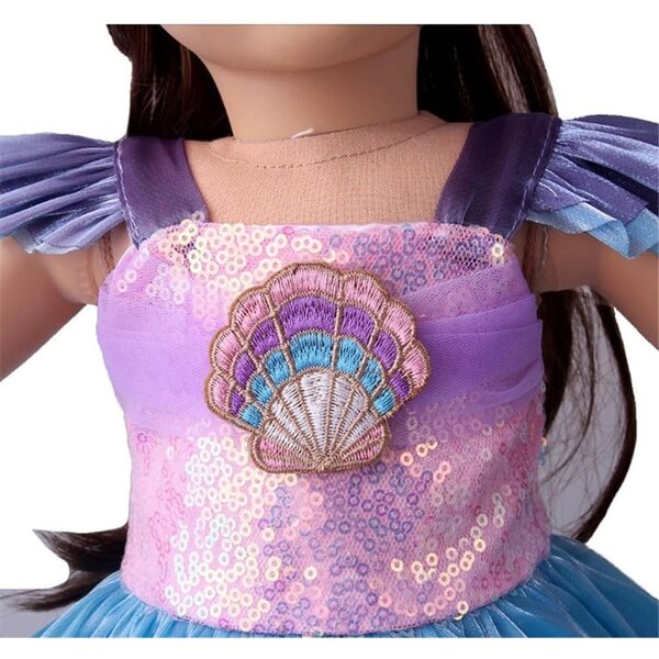 NIXNUT Abito da Principessa Estivo in Gaze per Bambola American Girl 18 Pollici