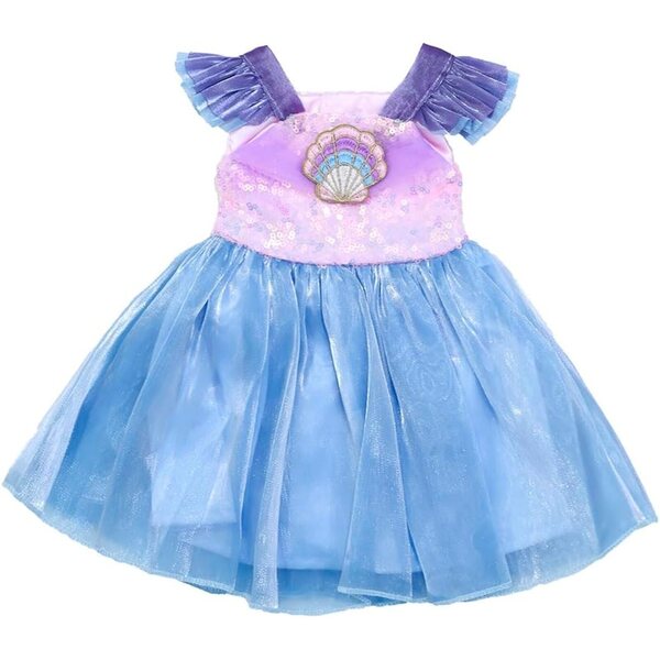 NIXNUT Abito da Principessa Estivo in Gaze per Bambola American Girl 18 Pollici
