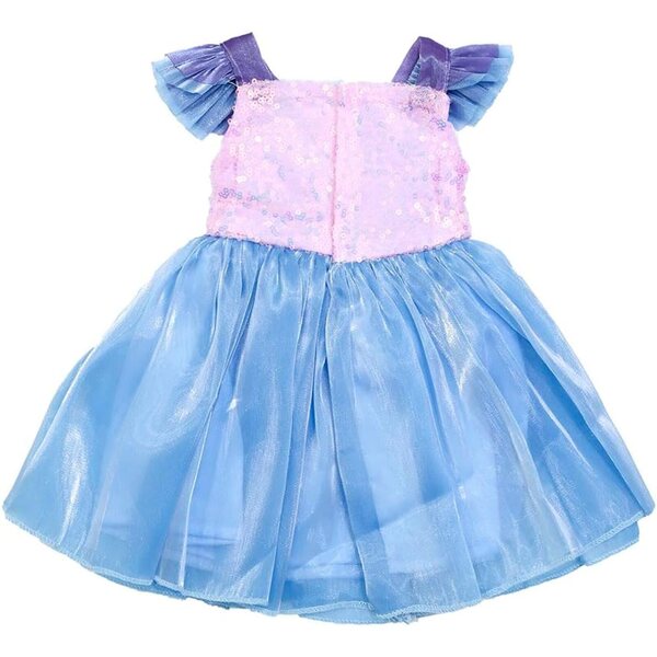NIXNUT Abito da Principessa Estivo in Gaze per Bambola American Girl 18 Pollici