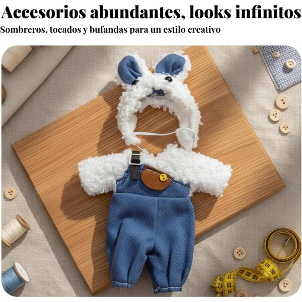 Completo per bambola 16 cm - Moda e Design Vari per Bambole OB11 e BJD 1/12