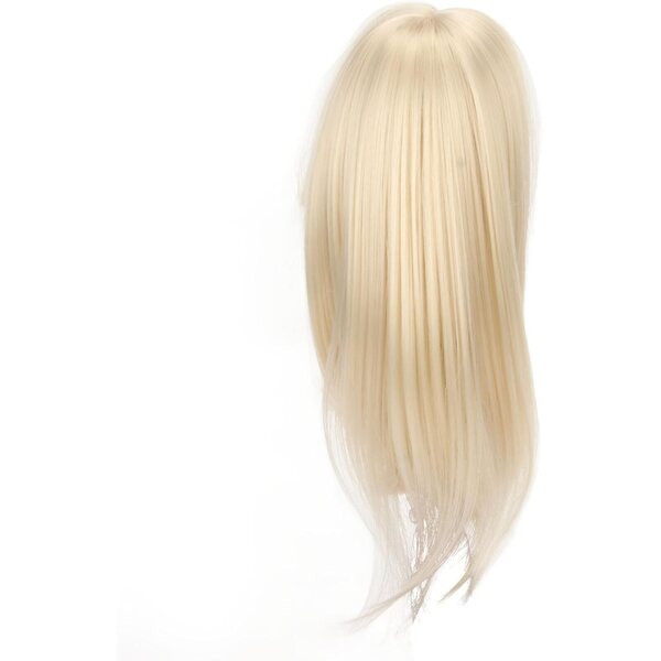 Perruque per bambola 1/6 oro latte capelli lunghi in seta alta temperatura