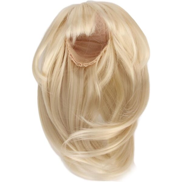 Perruque per bambola 1/6 oro latte capelli lunghi in seta alta temperatura