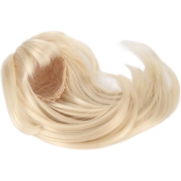 Perruque per bambola 1/6 oro latte capelli lunghi in seta alta temperatura