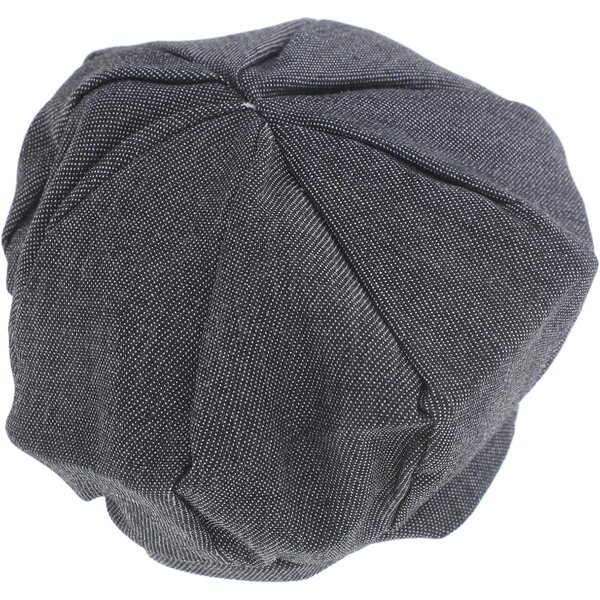 Mini cappello da bambola grigio scuro in poliestere misura 28-33 cm accessorio cosplay decorativo