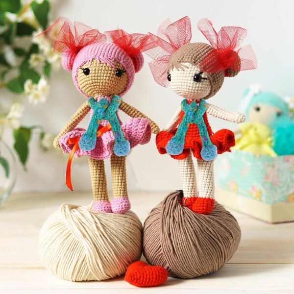 Hohopeti 8 Mini Sciarpe in Lana per Bamboles 15-20 cm, Accessori Colorati per Gioco e DIY
