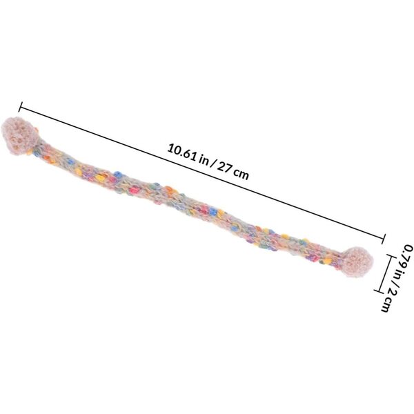 8 Mini-Echarpes Colorate in Lana per Bamboles da 15 a 20 cm, Accessori DIY Invernali