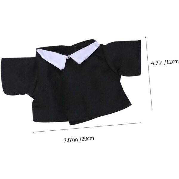 Abschlusskostüm für Puppen, 20 cm, grüne Robe + Kittel und Doktorhut