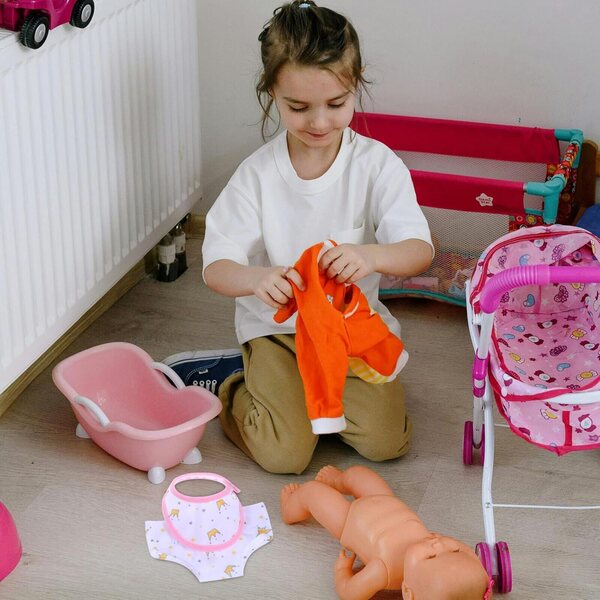6-teiliges Set verstellbare Baumwollunterwäsche für 43-cm-Puppen – realistische und farbenfrohe Accessoires