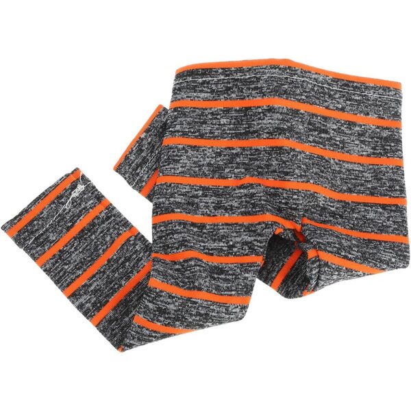 Leggings neri in tessuto morbido lavabile per bambole da 45 cm - accessorio riutilizzabile