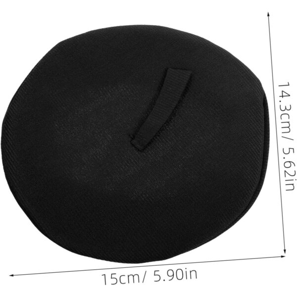 Mini Basco in Cotone Nero 20 cm per Bambole, Accessorio Decorativo e Riutilizzabile