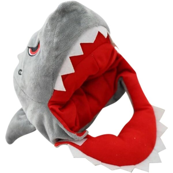 Chapeau en peluche requin per bambole, accessorio lavabile in tessuto e cotone PP