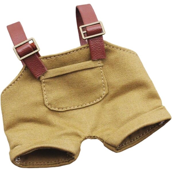 Hosenträger-Overall für 17 cm große Puppen – einfach zu tragen und waschbar