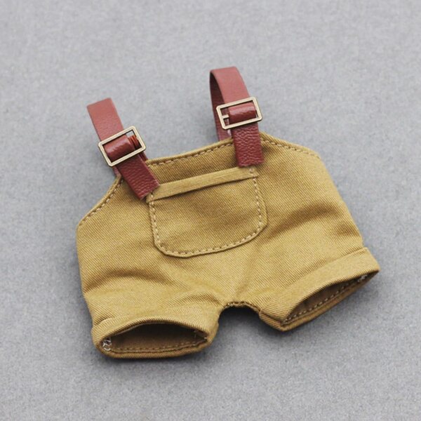 Hosenträger-Overall für 17 cm große Puppen – einfach zu tragen und waschbar