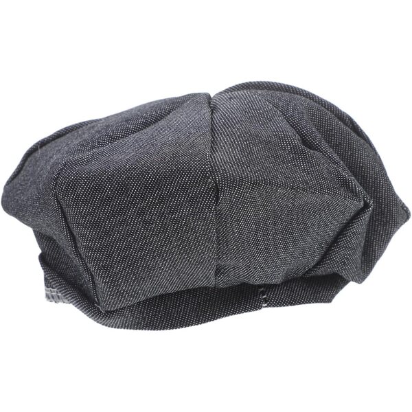 Mini cappello in poliestere grigio scuro per bambole, leggero e resistente, accessorio decorativo