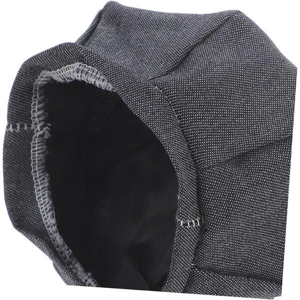 Mini cappello in poliestere grigio scuro per bambole, leggero e resistente, accessorio decorativo