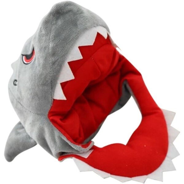 Cappello in peluche squalo per bambola - Accessorio divertente per giochi di vestire per bambini