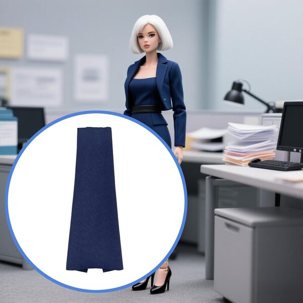 Harilla Abito Tubino Blu Navy per Bambole Femminili 1/6 - Accessorio Costume 12 Pollici
