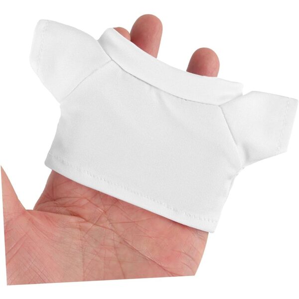 4 T-shirt in Cotone per Peluche – Set di Vestiti Semplici e Riutilizzabili per Bambole