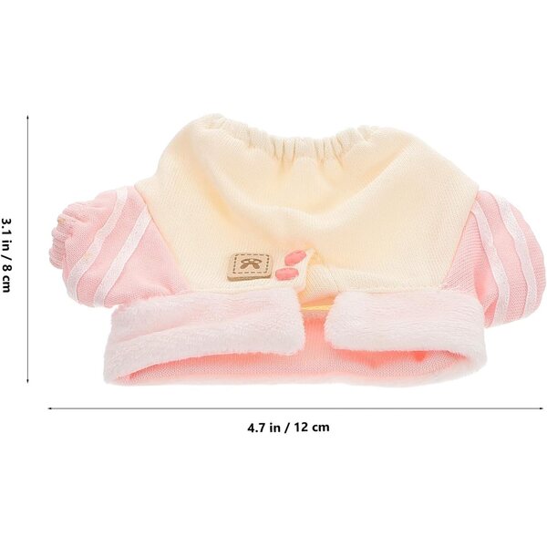 Abbigliamento Miniature per Pupazzi con Felpa e Pantaloni per Bambole da 20 cm
