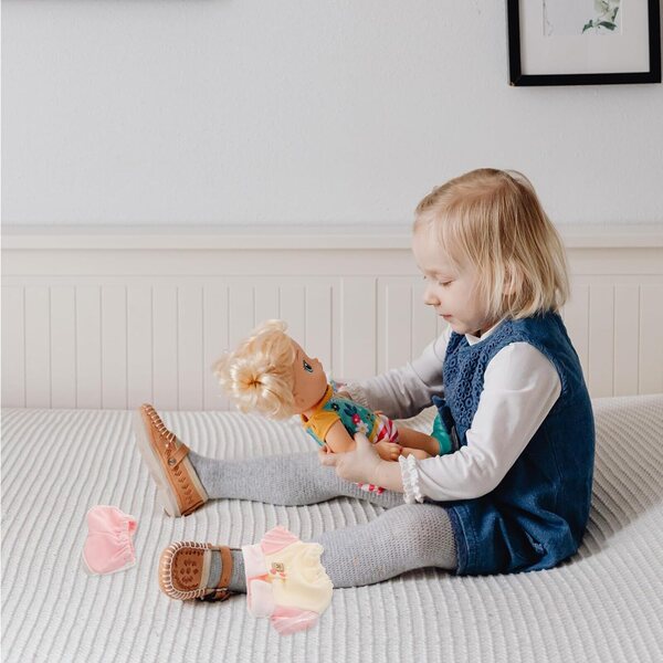 Abbigliamento Miniature per Pupazzi con Felpa e Pantaloni per Bambole da 20 cm