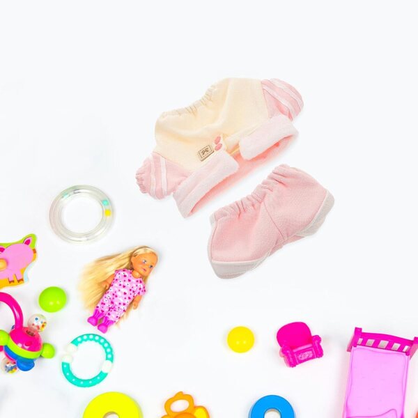 Abbigliamento Miniature per Pupazzi con Felpa e Pantaloni per Bambole da 20 cm