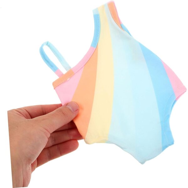 Gonna tutù arcobaleno per bambola da 18 pollici: facile da vestire e versatile