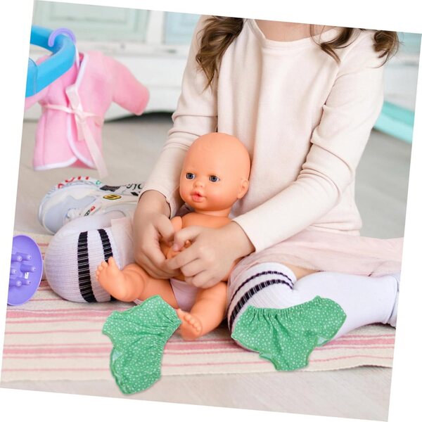 Set 4 Culotte in Tessuto per Bambole 18 Pollici - Accessori Classici Blu per Bambine