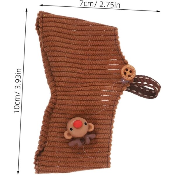 Beaupretty Set Abiti di Natale per Bambole 13 cm con Sciarpa, Cappello e Pantaloni