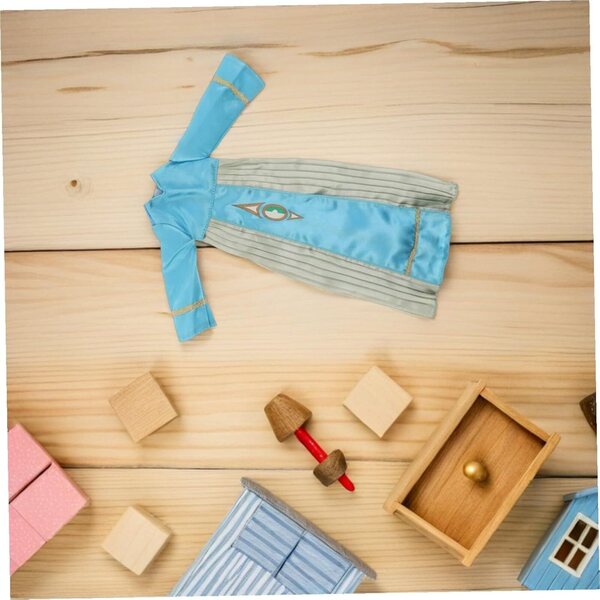 Set mit 4 bescheidenen Kleidungsstücken für islamische Puppen – Thobe und Abaya für Kinder und Sammler